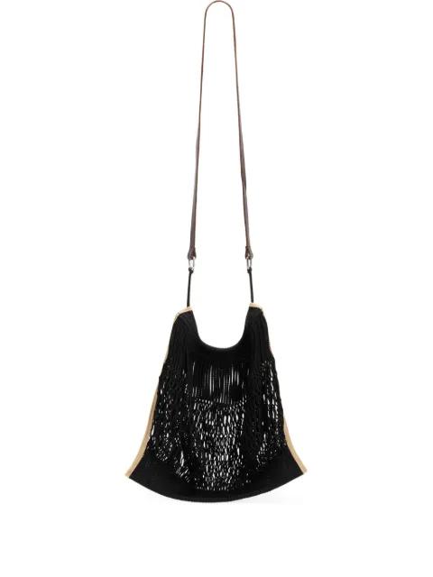 X Filt mesh-detail shoulder bag by LEMAIRE