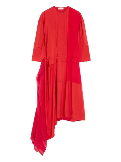 asymmetric-hem midi dress by LEMAIRE