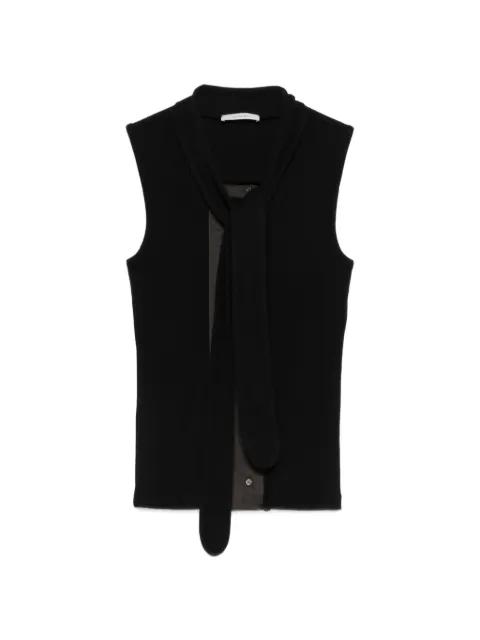 asymmetrical fitted top by LEMAIRE