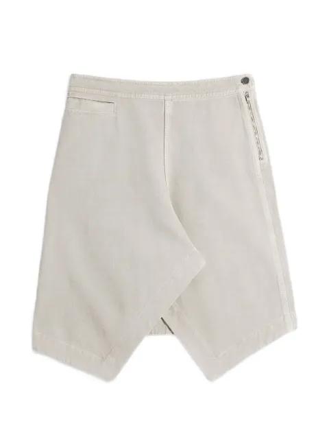 asymmetrical mini skirt by LEMAIRE