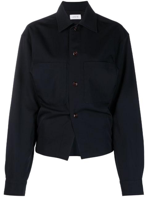 balloon-sleeve wool shirt by LEMAIRE
