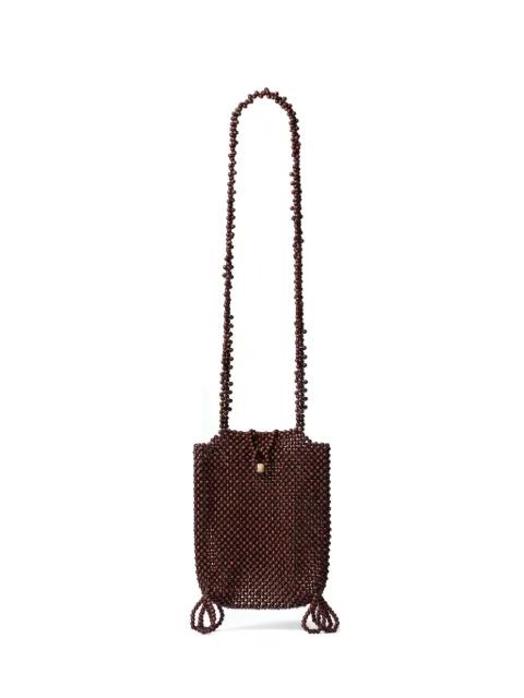 beaded grigri shoulder bag by LEMAIRE