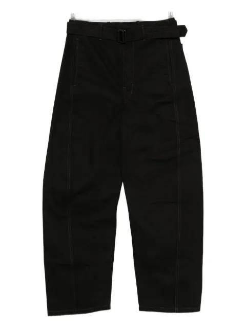 belted jeans by LEMAIRE