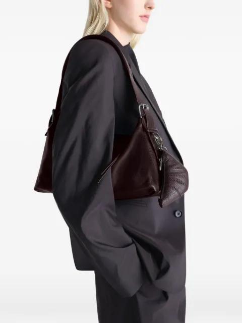 belted leather tote bag by LEMAIRE
