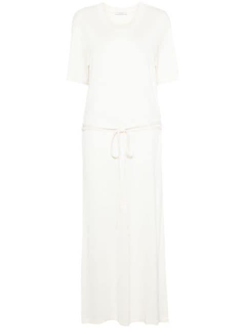 belted maxi dress by LEMAIRE
