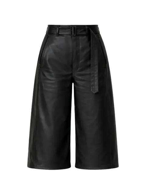 belted shorts by LEMAIRE