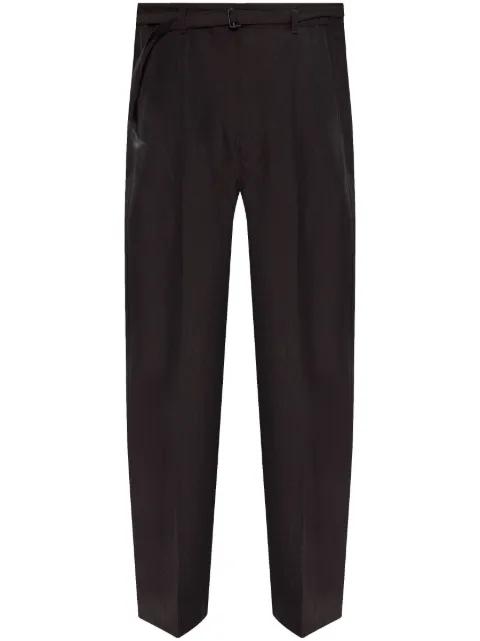 belted tailored trousers by LEMAIRE