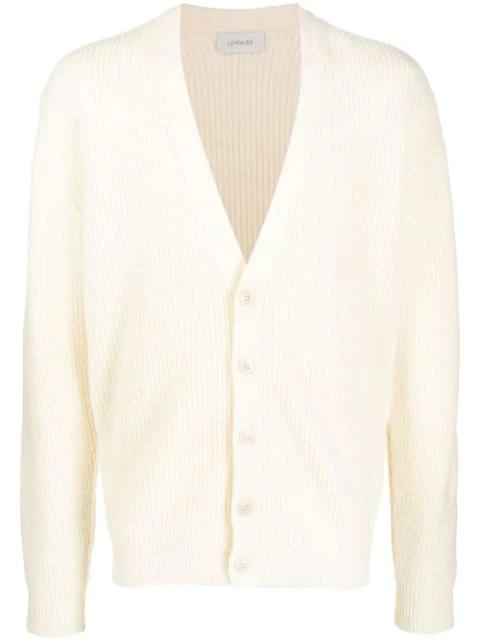 button-down knit cardigan by LEMAIRE