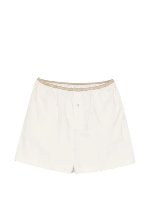 button-embellishment shorts by LEMAIRE