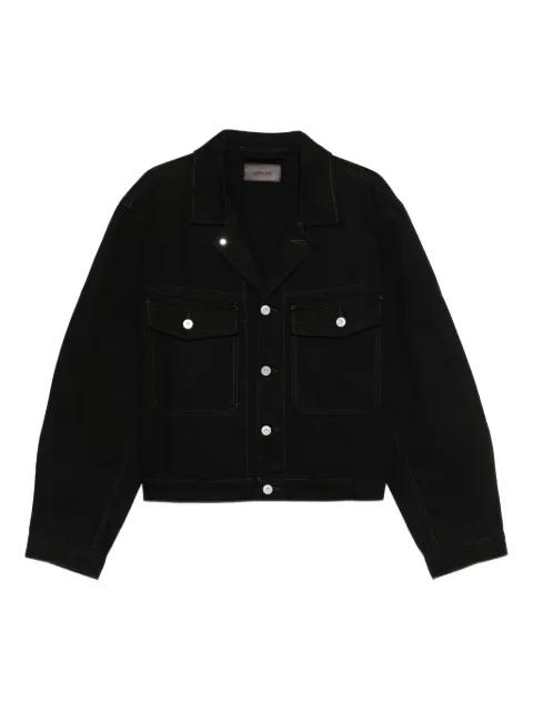 button-fastening flap-pocket jacket by LEMAIRE
