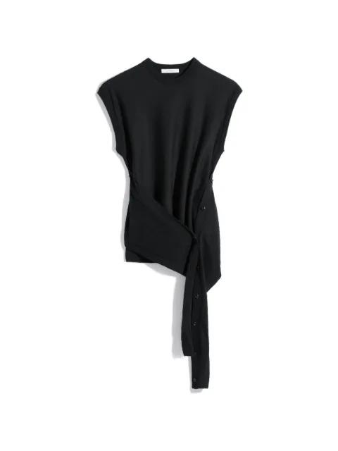 buttoned sleeveless top by LEMAIRE
