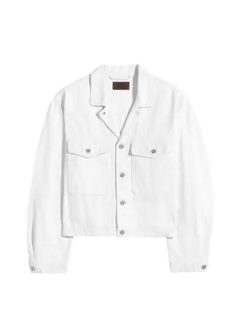 buttoned trucker jacket by LEMAIRE