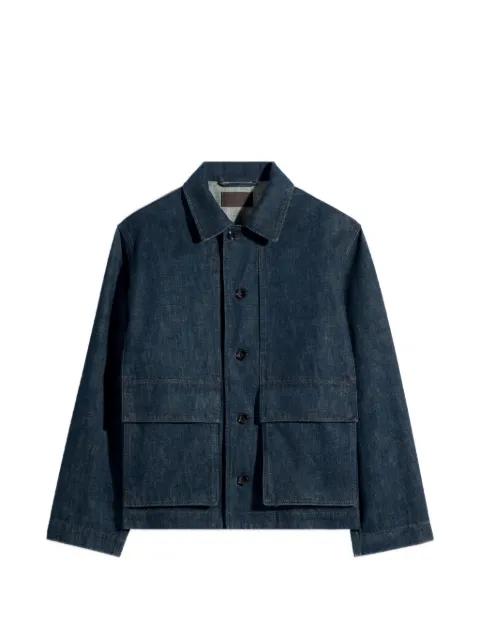 buttoned-up denim jacket by LEMAIRE