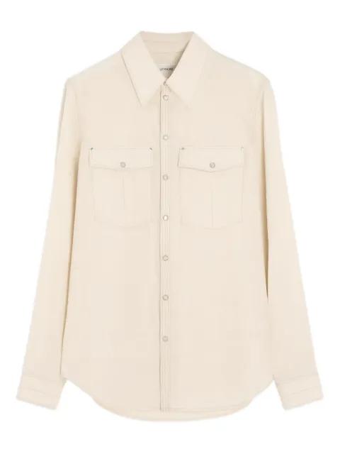 chest-pocket long-sleeve shirt by LEMAIRE