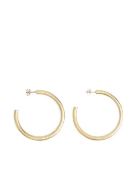 classic M hoop earrings by LEMAIRE