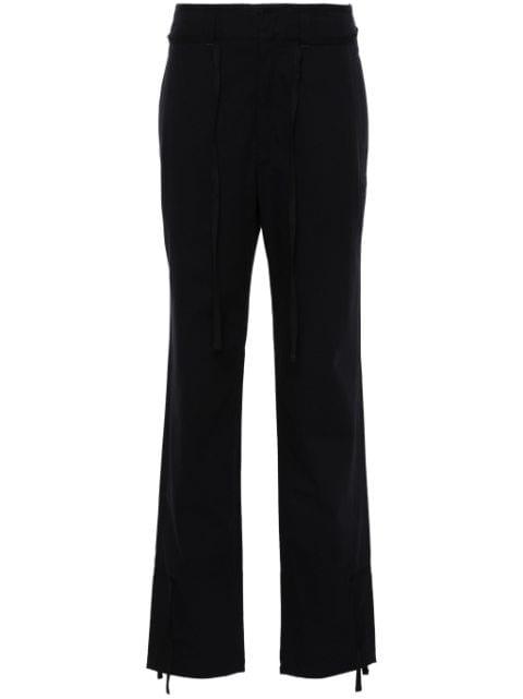cotton straight trousers by LEMAIRE