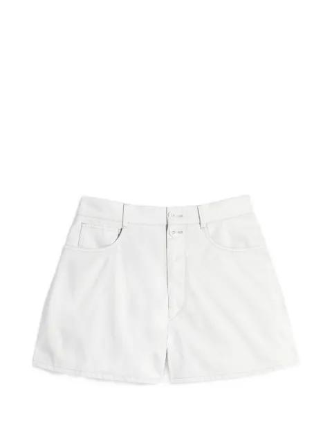 cotton twill mini shorts by LEMAIRE