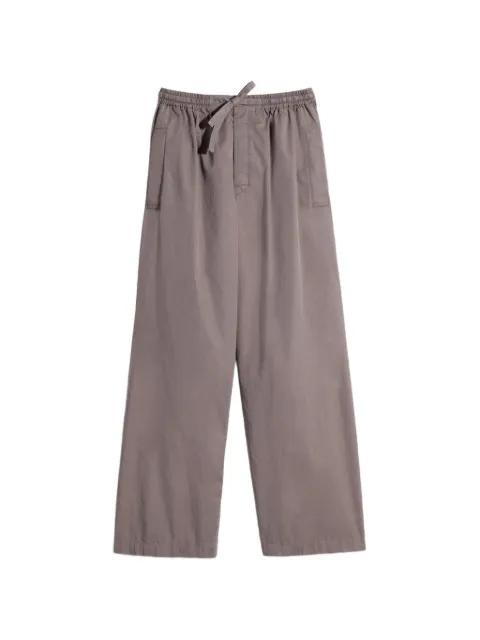 cotton twill trousers by LEMAIRE