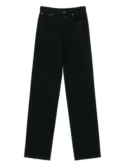 crease high-waisted jeans by LEMAIRE