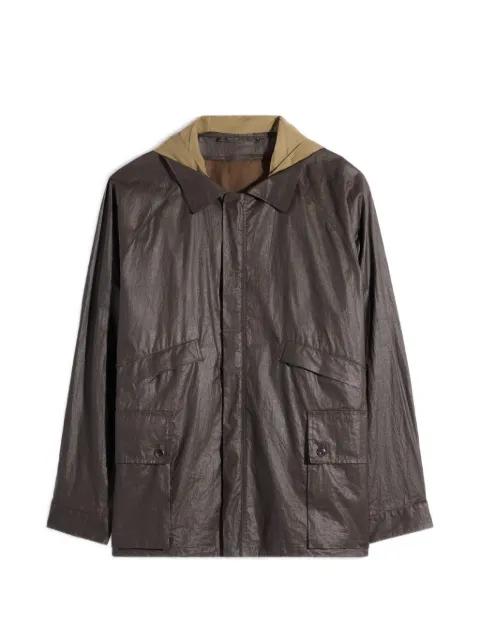 detachable hood rain coat by LEMAIRE