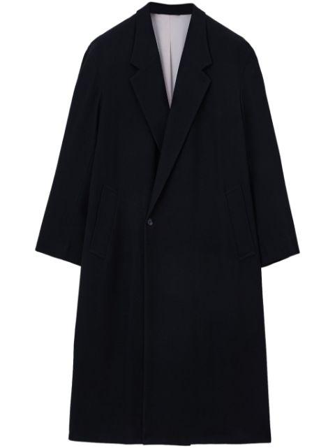 double breasted maxi-coat by LEMAIRE