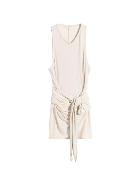 draped sleeveless wrap top by LEMAIRE