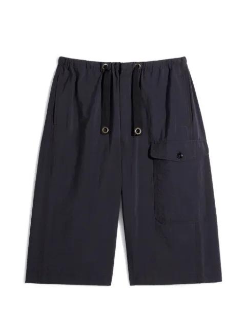 drawstring cargo shorts by LEMAIRE