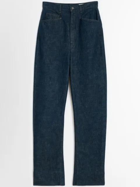 dropped crotch jeans by LEMAIRE