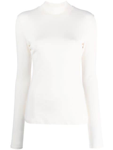 fine-knit cotton blouse by LEMAIRE
