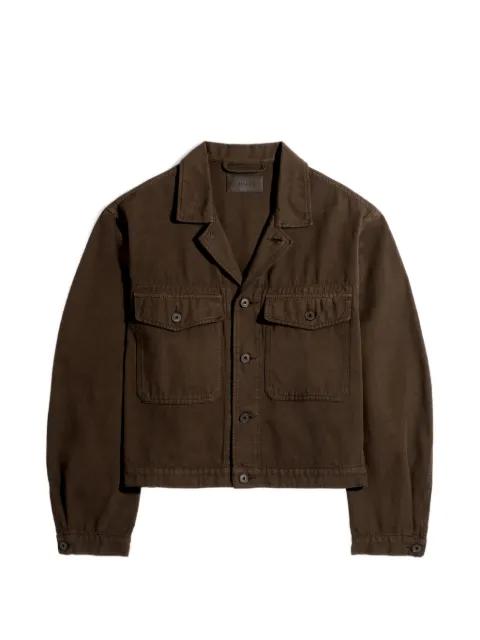 flap-pocket trucker jacket by LEMAIRE