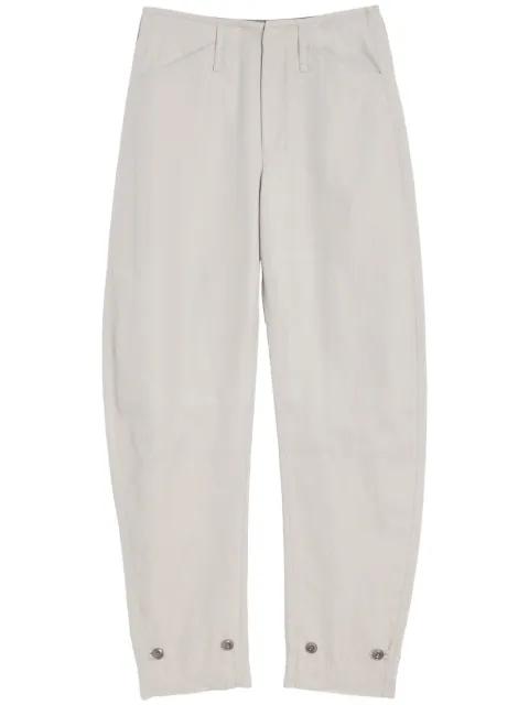 fluid tapered trousers by LEMAIRE