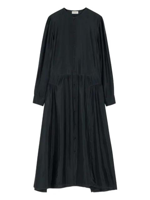 gathered buttoned dress by LEMAIRE