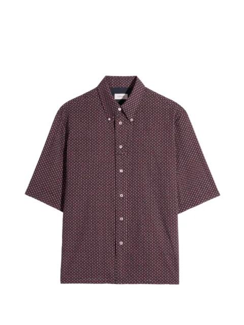 geometric-print button-down shirt by LEMAIRE