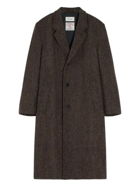 herringbone-tweed coat by LEMAIRE