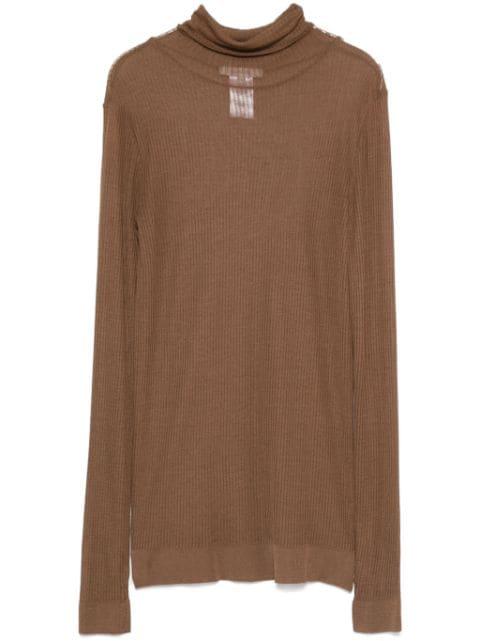high-neck sweater by LEMAIRE