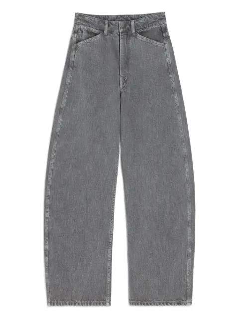 high-waisted jeans by LEMAIRE
