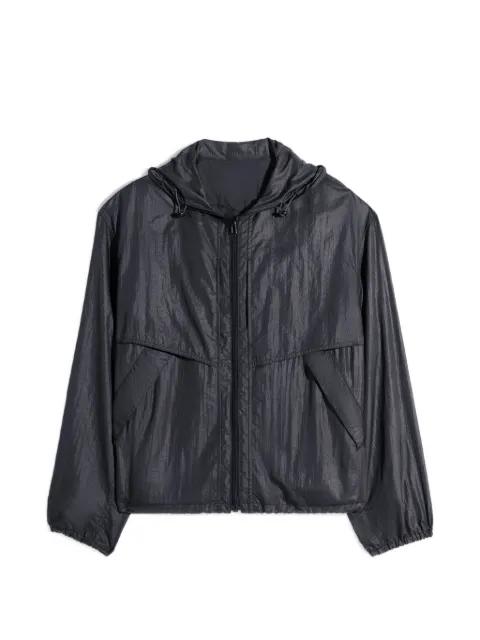 hoodied zip-up windbreaker by LEMAIRE
