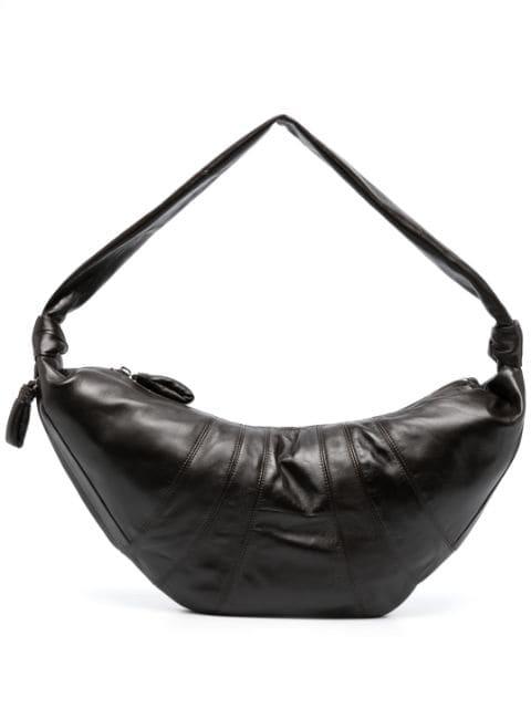 large Croissant leather shoulder bag by LEMAIRE