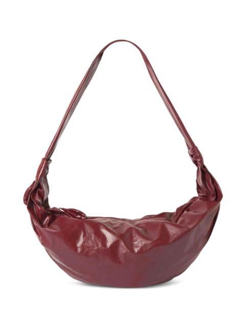 large Croissant leather shoulder bag by LEMAIRE