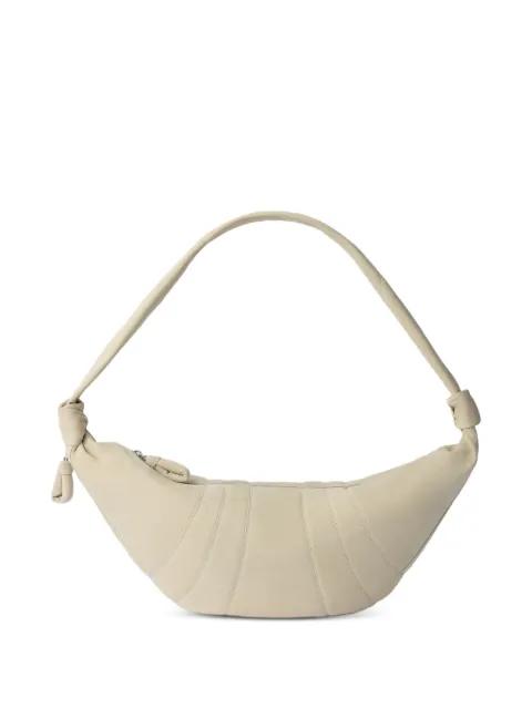 large Croissant panelled leather shoulder bag by LEMAIRE