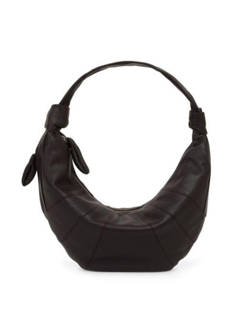 large Fortune Croissant leather shoulder bag by LEMAIRE