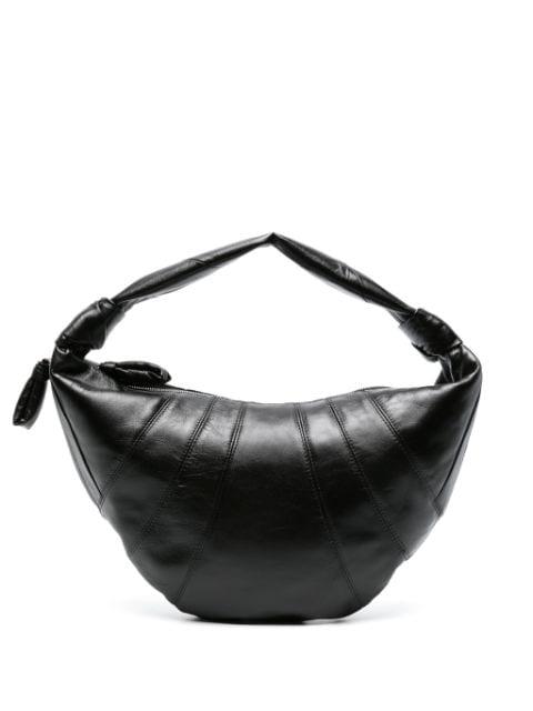 large Fortune Croissant leather shoulder bag by LEMAIRE