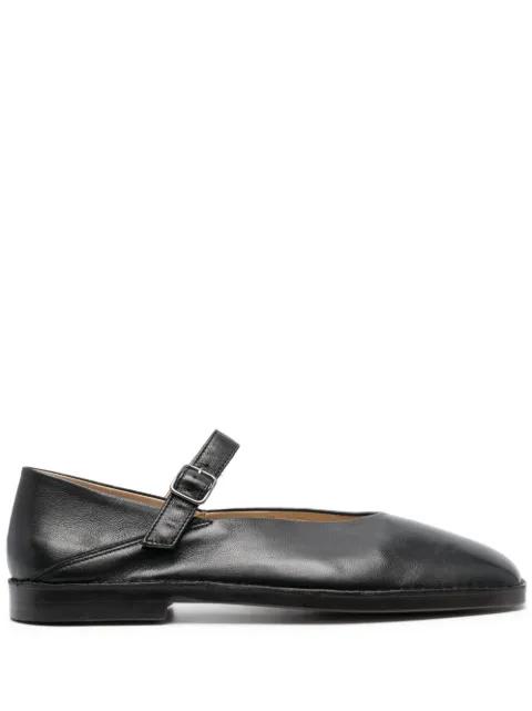 leather ballerina shoes by LEMAIRE