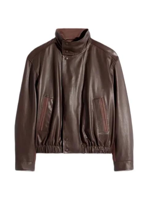 leather bomber jacket by LEMAIRE