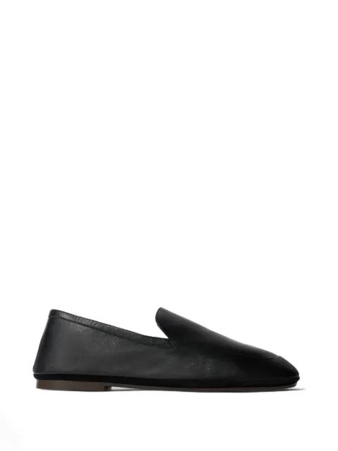 lined leather slippers by LEMAIRE