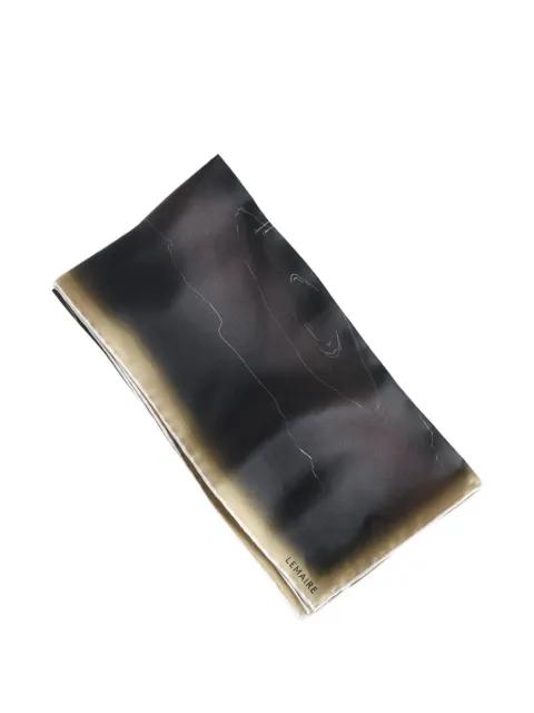 logo-print scarf by LEMAIRE
