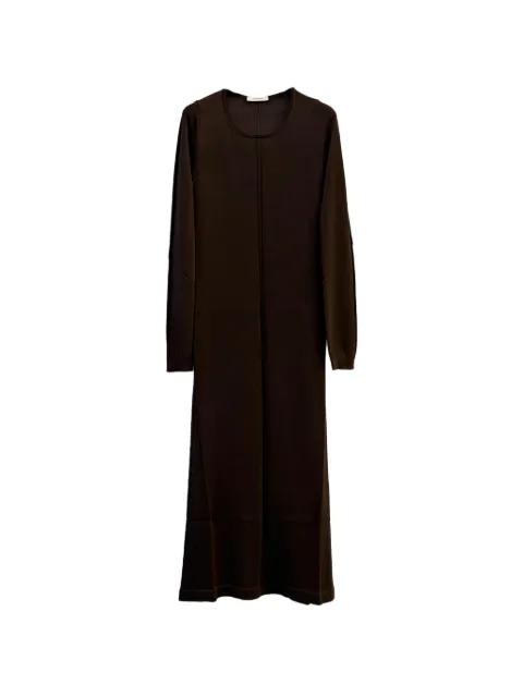 long-sleeve maxi dress by LEMAIRE