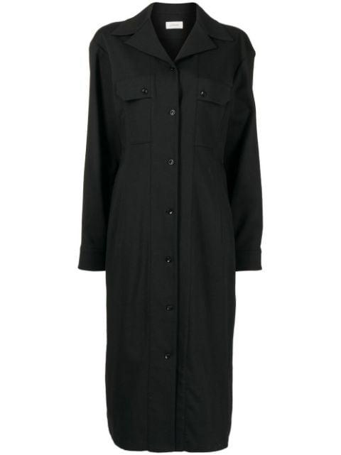 long-sleeve shirt dress by LEMAIRE