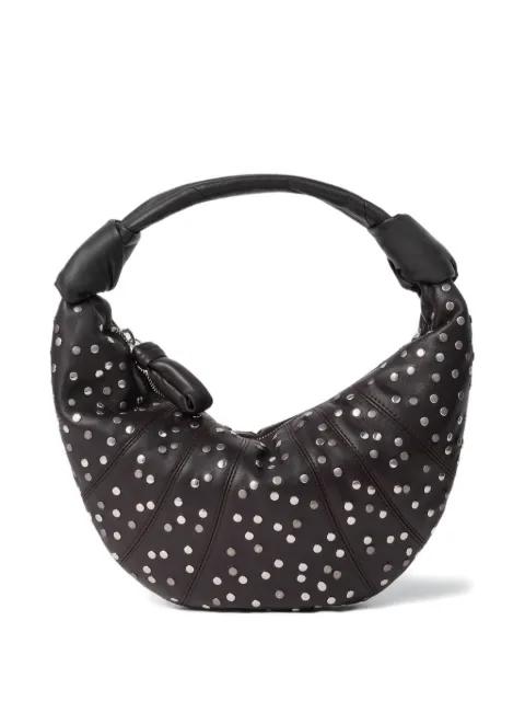 mini Fortune Croissant studded tote bag by LEMAIRE
