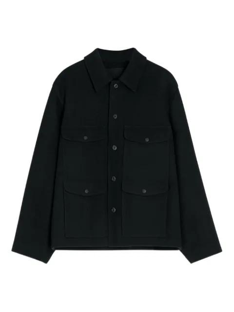 patch-pocket buttoned shirt jacket by LEMAIRE